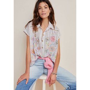 Pilcro and the Letterpress | NWT Serena Henley Top